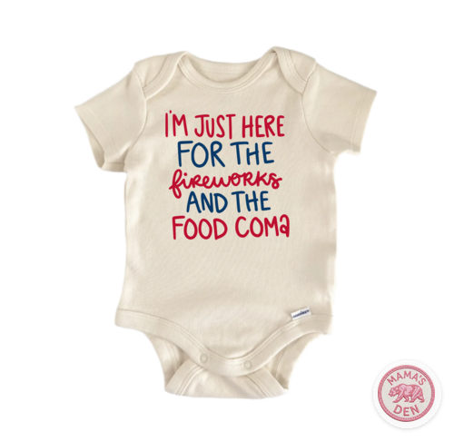 Baby's First 4th of July baby bodysuit