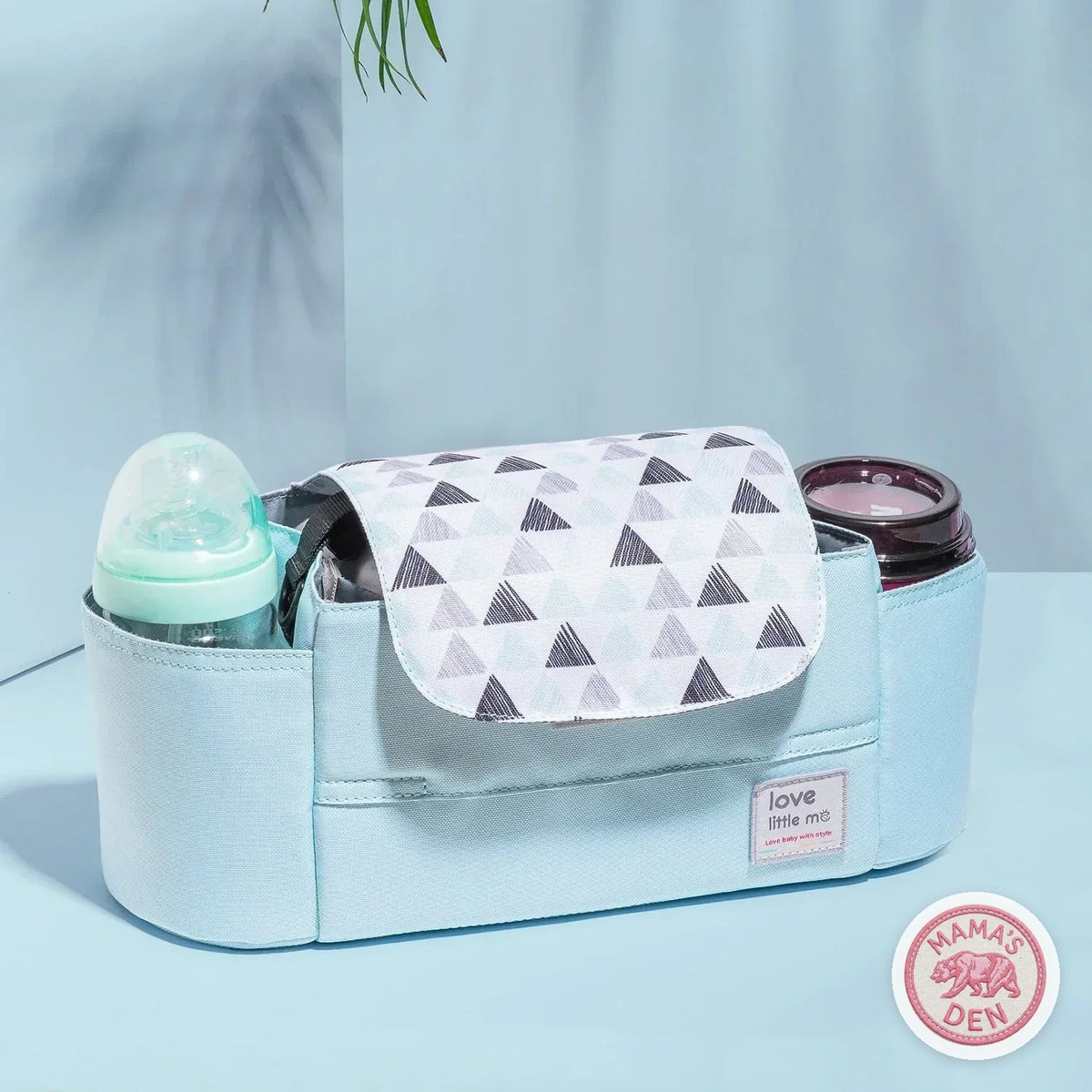 Mama's Den Stroller Organizer with Two Cup Holders
