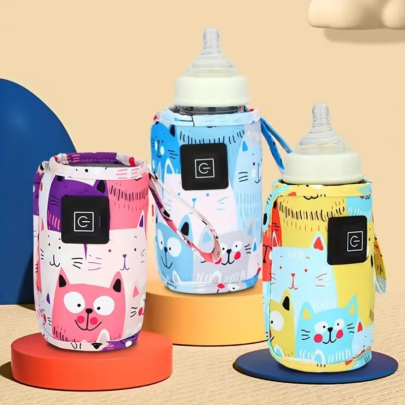 Insulated bottle warmer stroller bag, view 2 of 9