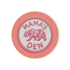 Mama's Den Bear Logo Coaster