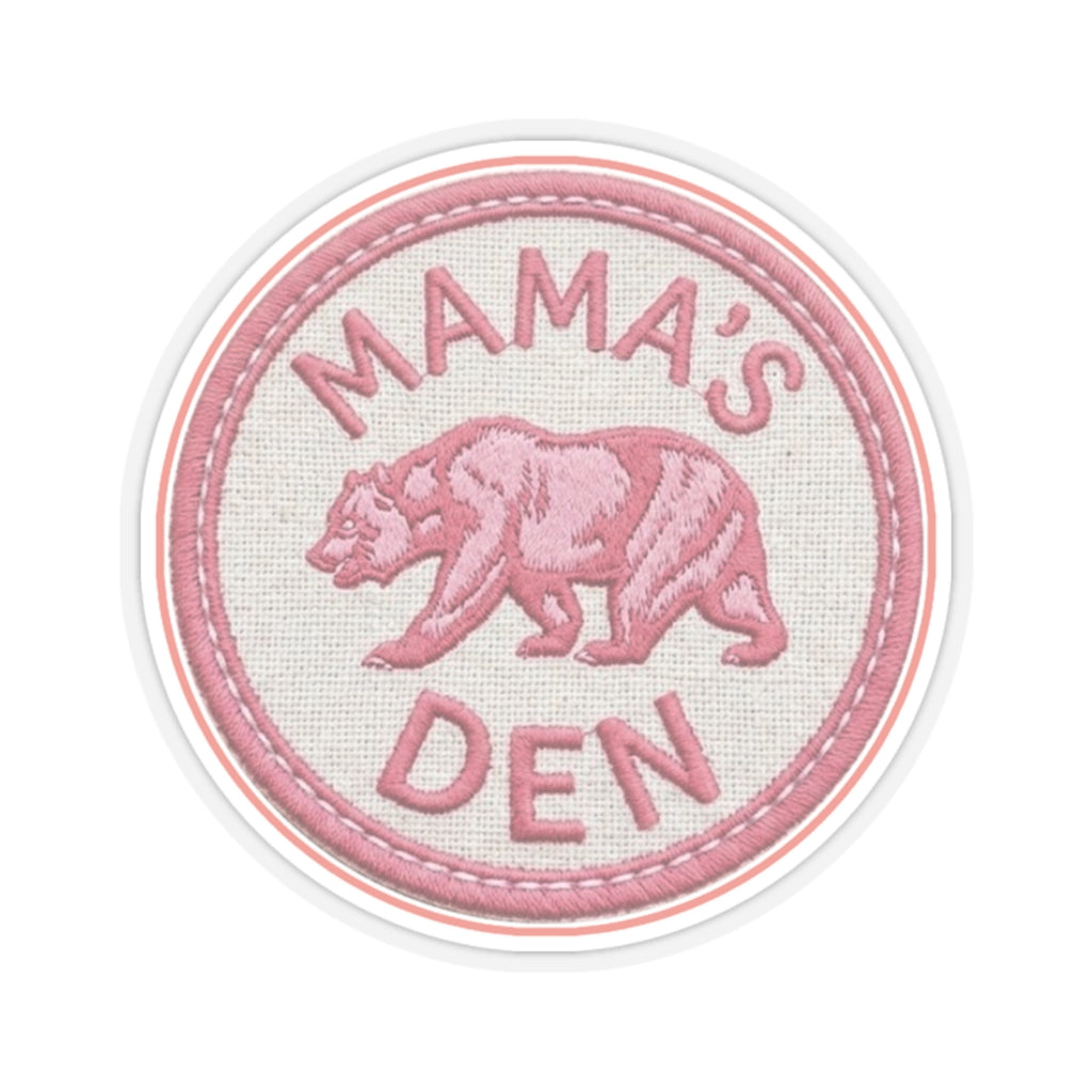 Mama's Den Bear Logo Sticker