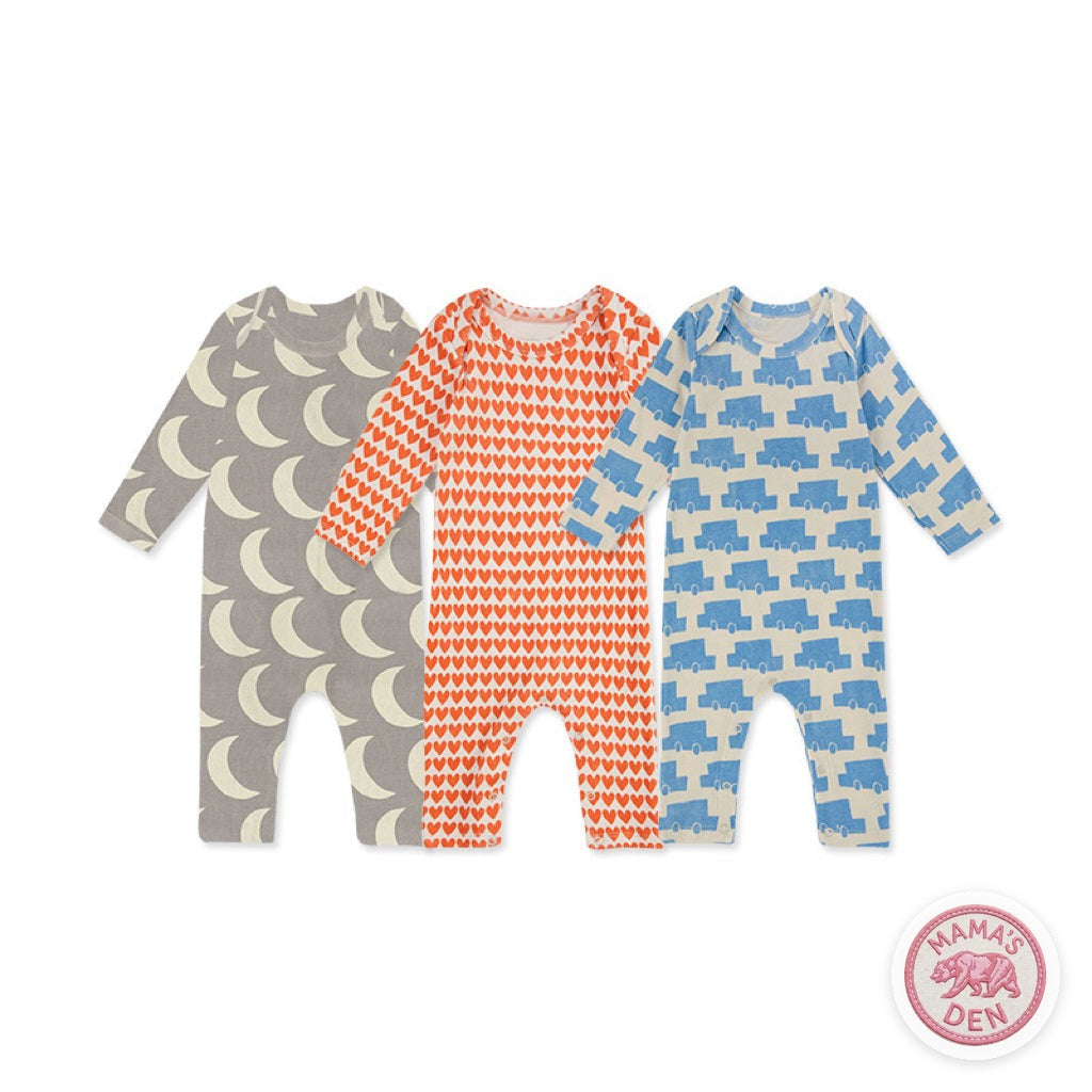 Heart print romper