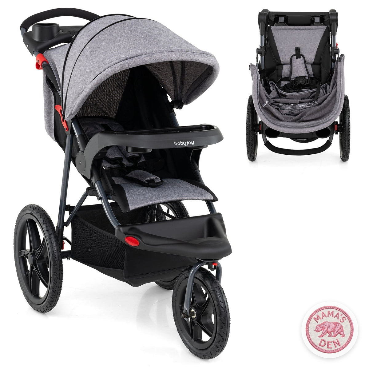 Bearmobile Jogger front and side views