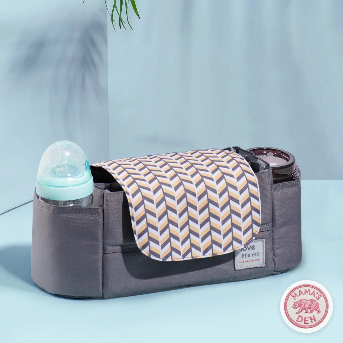 Mama's Den Stroller Organizer with Two Cup Holders