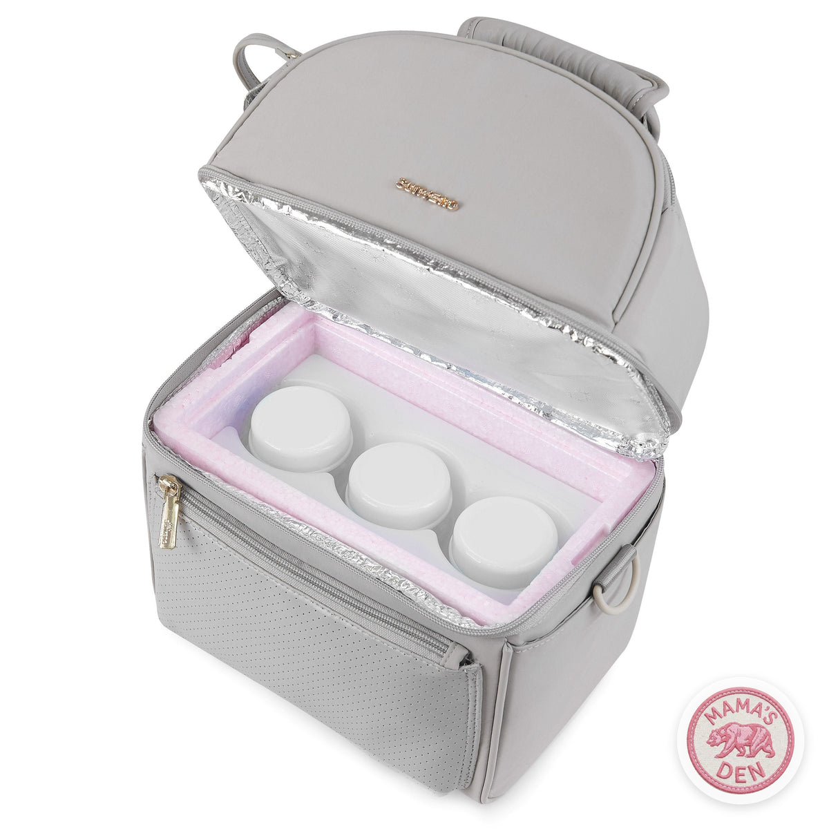 Mama's Den Milk Cooler Bag with Insulated Box