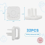Mama's Den Outlet Plug Covers – 32 Pack