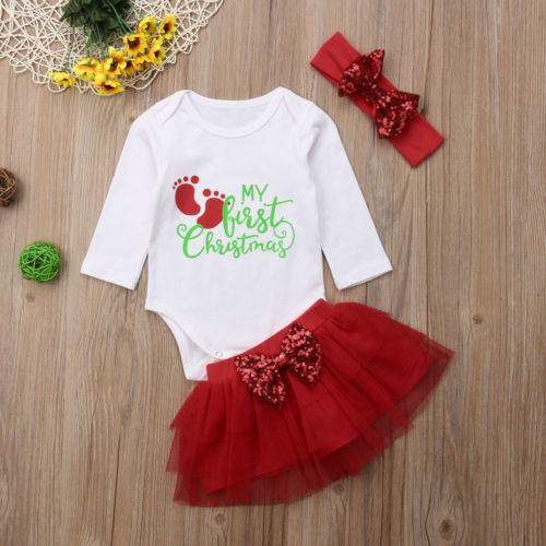 Mama's Den Baby's First Christmas Set