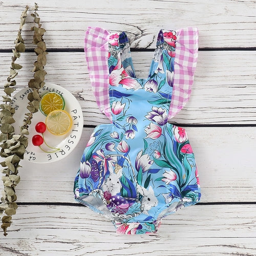 Mama's Den Baby's First Easter Bunny Romper