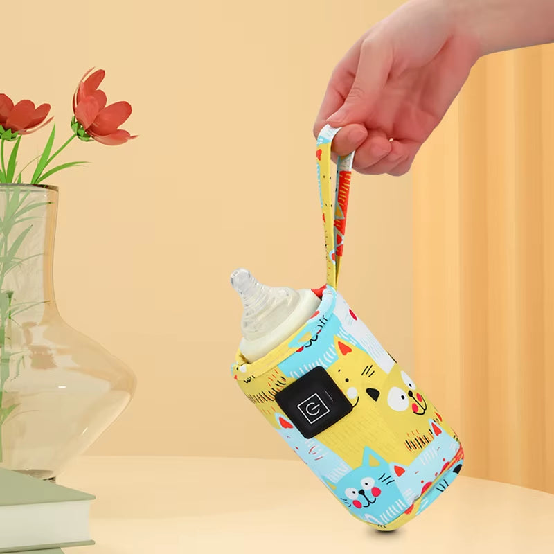 Insulated bottle warmer stroller bag, view 5 of 9