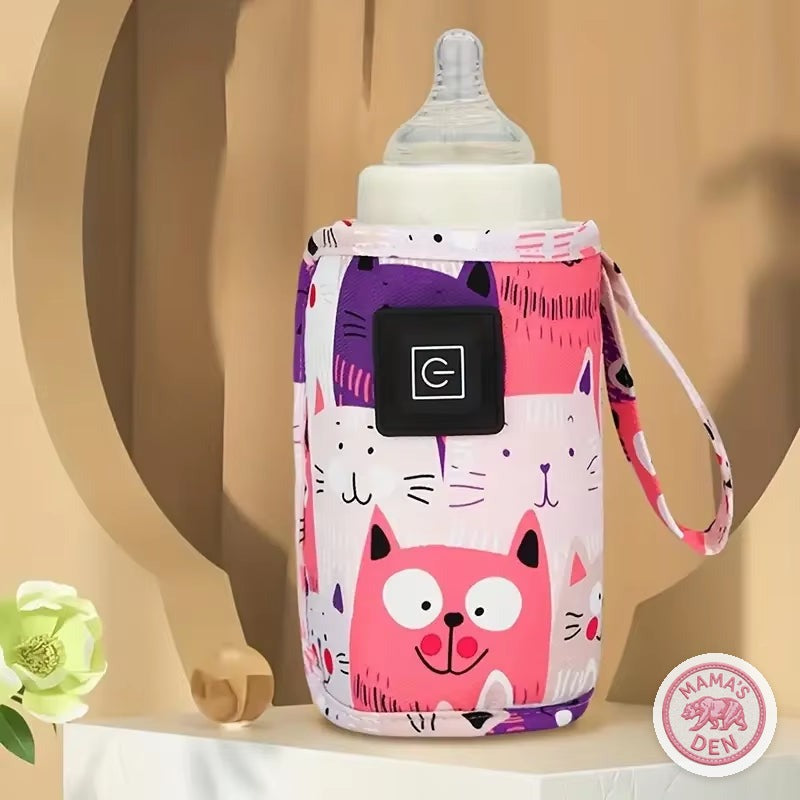 Insulated bottle warmer stroller bag, view 4 of 9