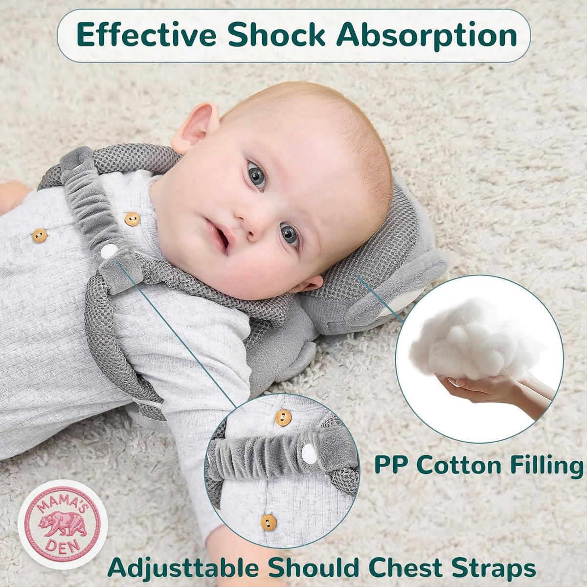 Baby head protector, view 4 of 6