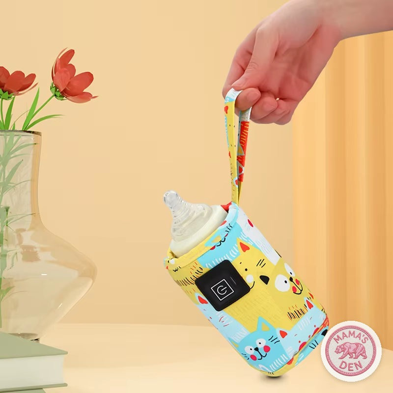 Insulated bottle warmer stroller bag, view 5 of 9