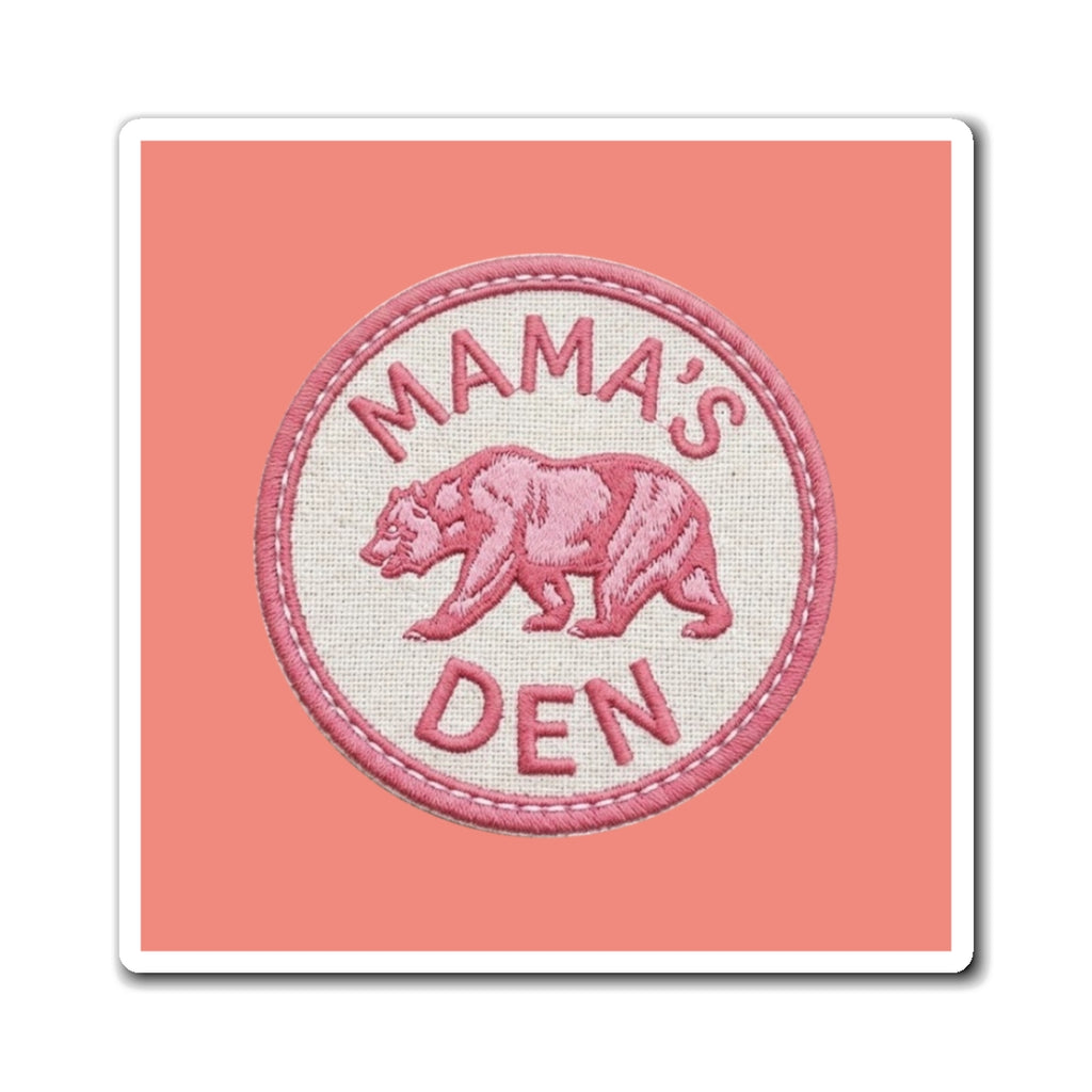 Mama's Den Bear Logo Magnet
