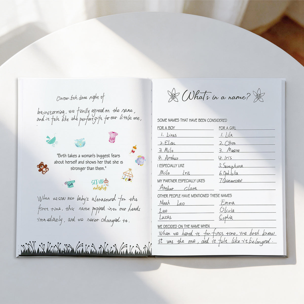 First Five Years Den Memory Book