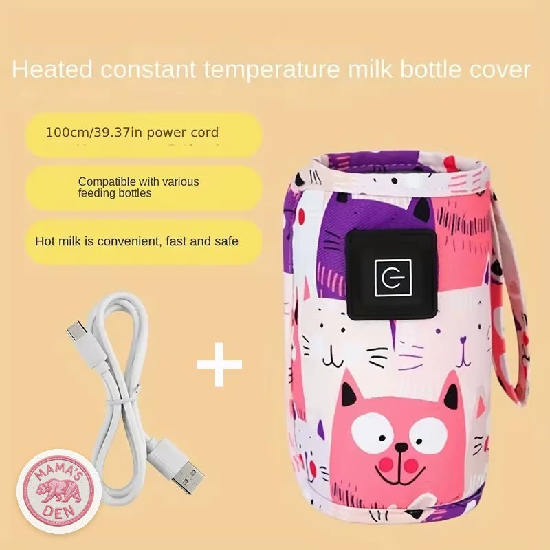 Insulated bottle warmer stroller bag, view 8 of 9