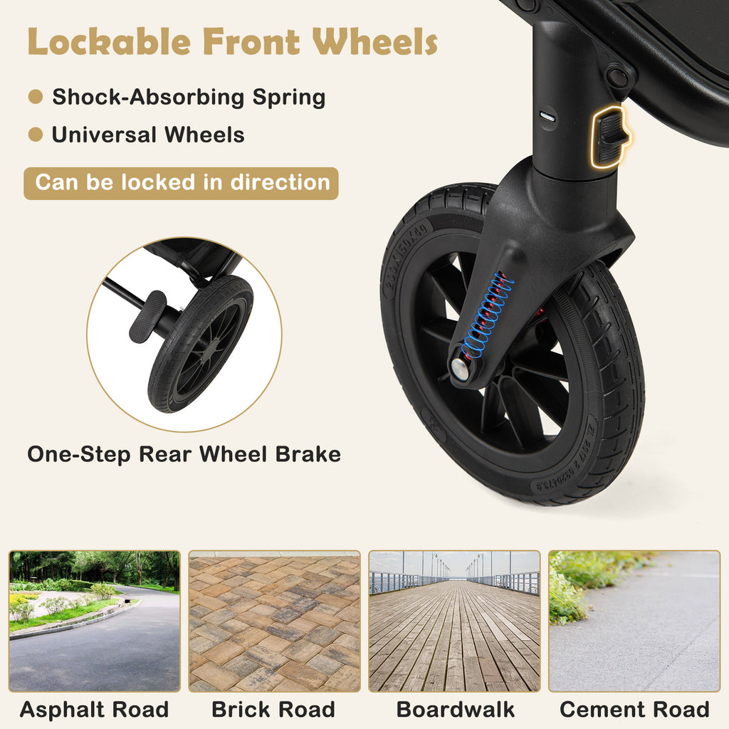 Bearmobile Cradle front wheels