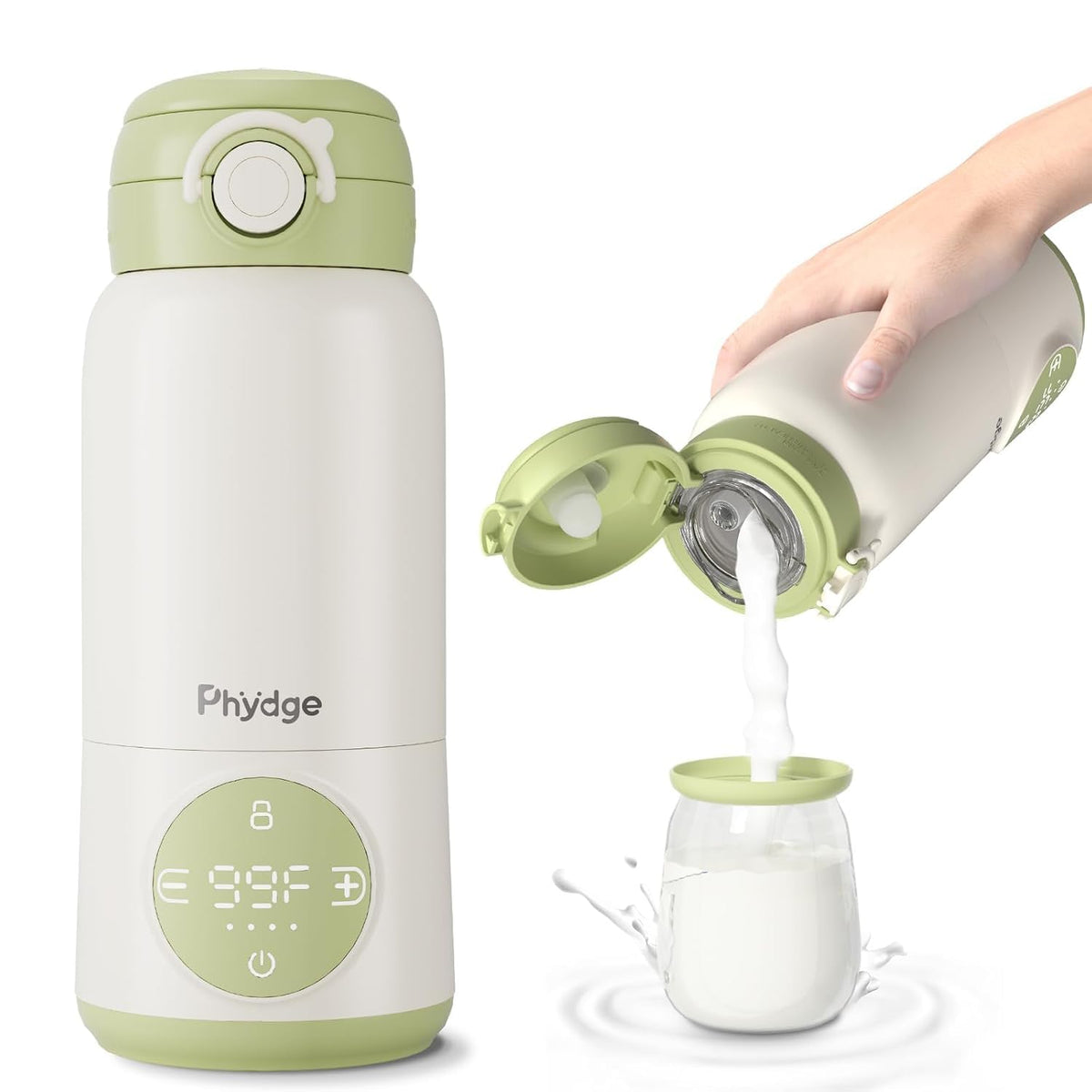 Portable Bottle Warmer for Travel, on the Go for Formula, Breastmilk