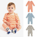 Heart print baby romper