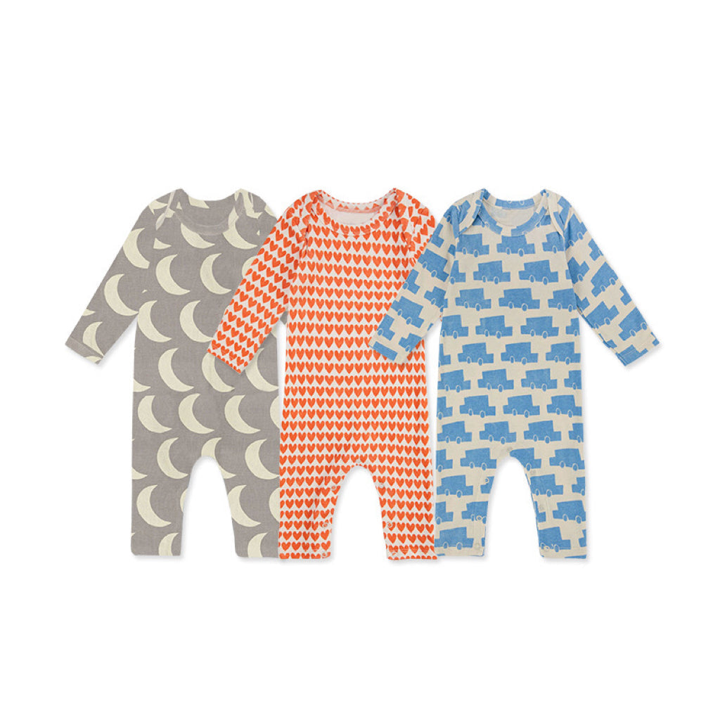 Heart print romper