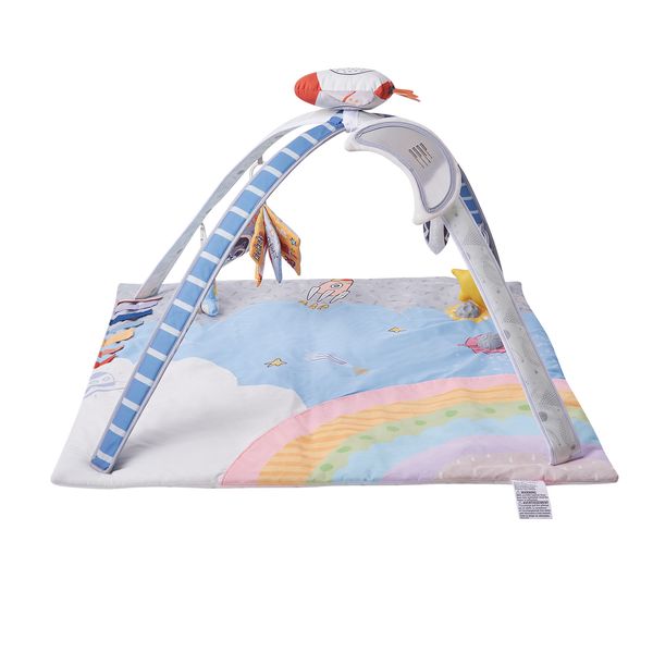 Space-theme baby play gym