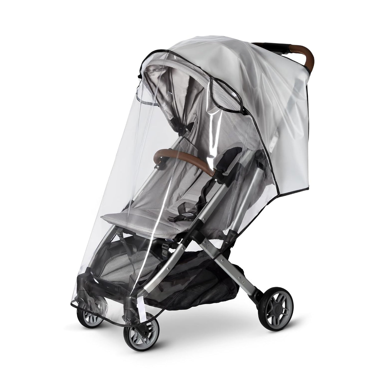 Clear Stroller Rain Cover, Universal EVA Weather Shield with Side Air Vents