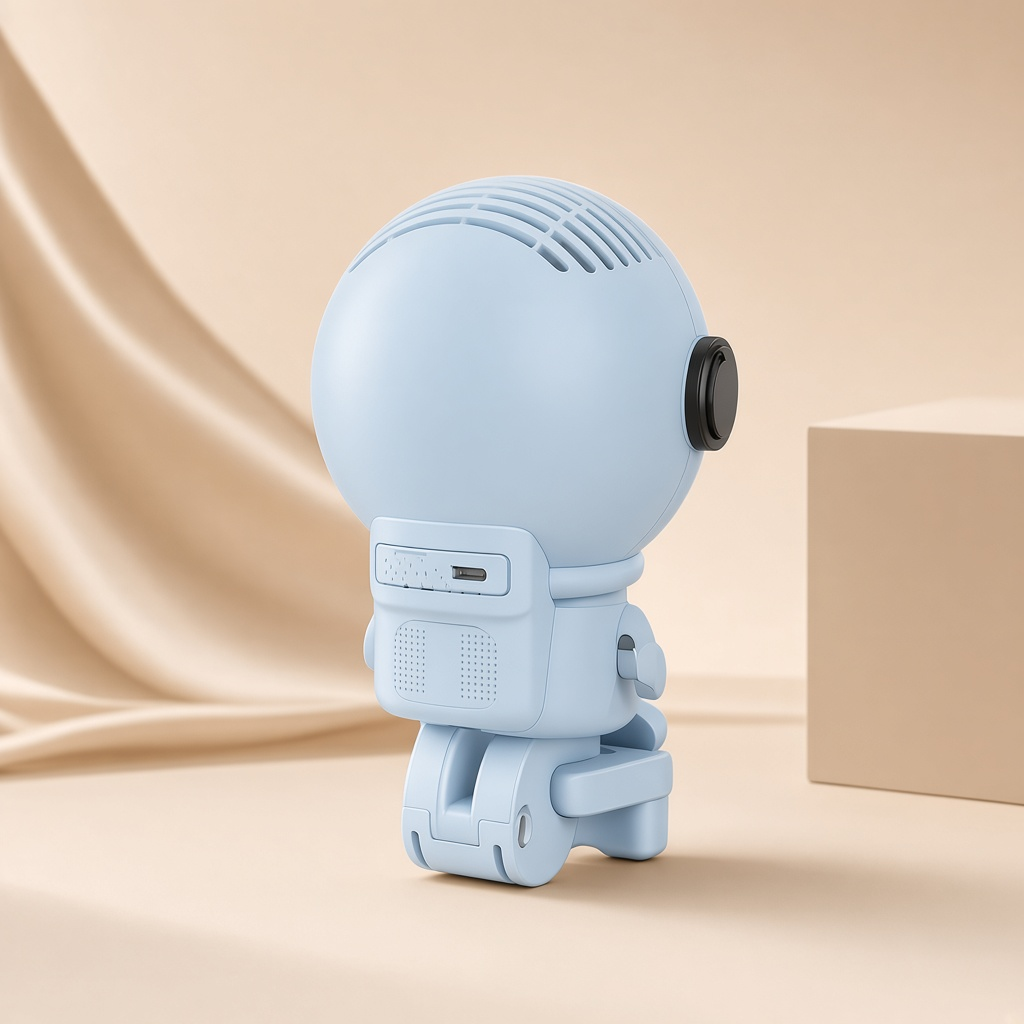 Cream boutique variant — Cool Cub Breeze Fan — Light Blue