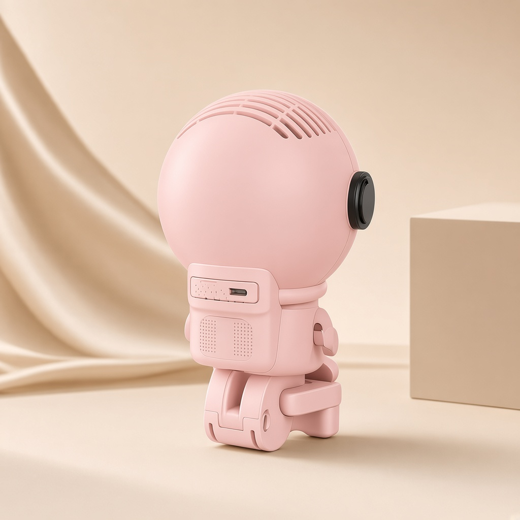 Cream boutique variant — Cool Cub Breeze Fan — Pink