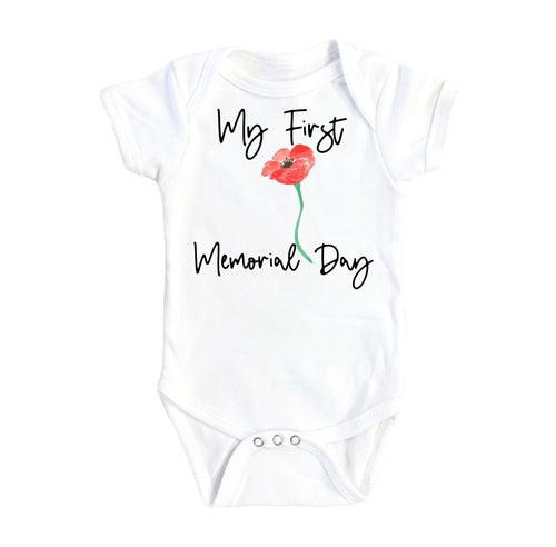 Mama's Den Baby's First Memorial Day Bodysuit