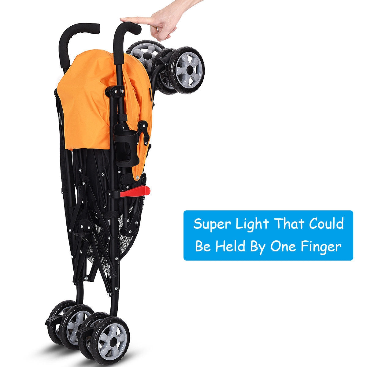 Bearmobile Breeze folded and held with one finger