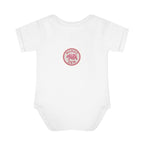4th of July retro bear bodysuit - White - back
