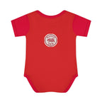 4th of July retro bear bodysuit - Red - back