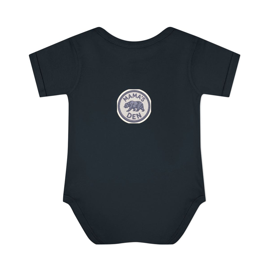 Halloween retro bear bodysuit - Black - back