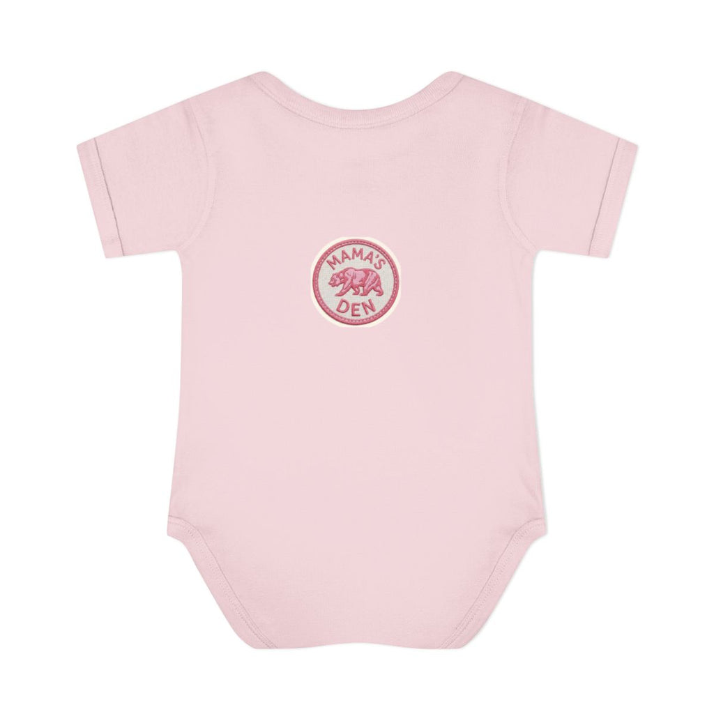 Valentine's Day retro bear bodysuit - Ballerina - back