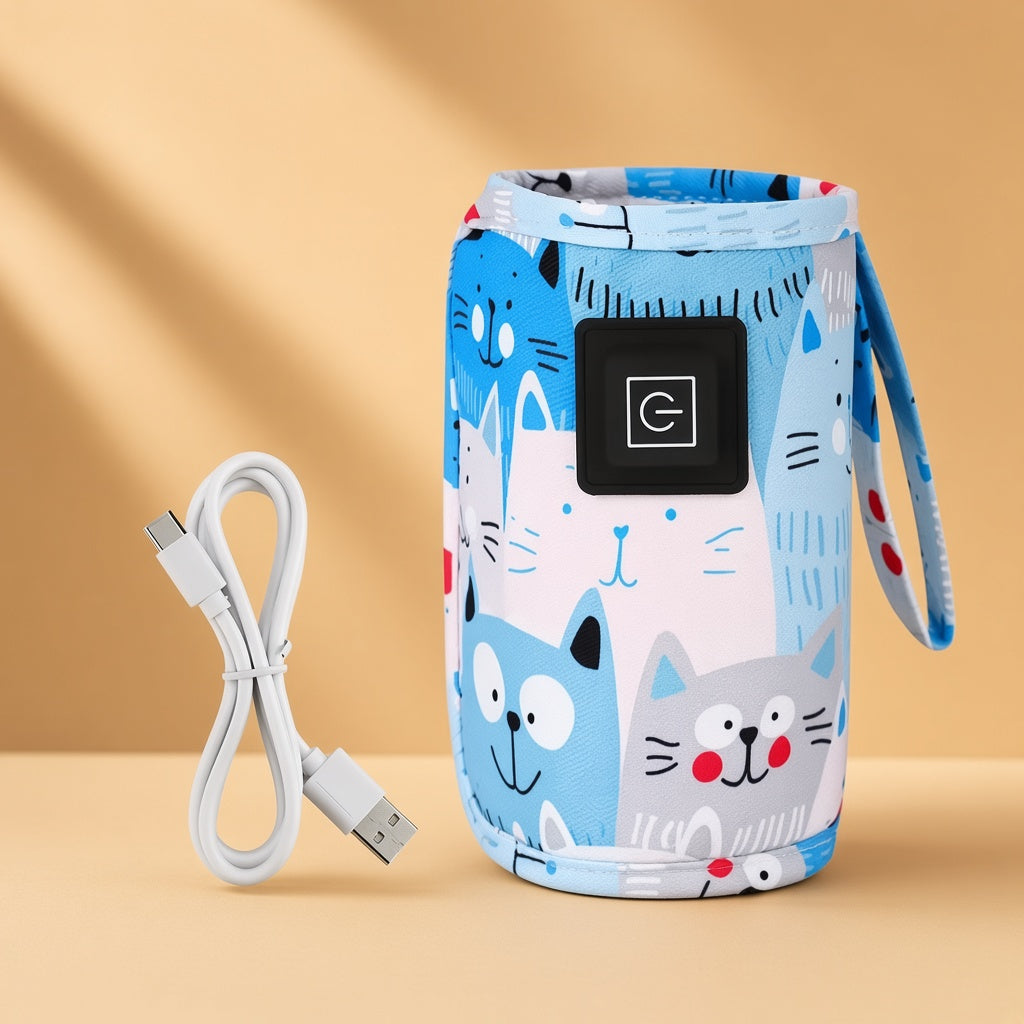 Cream boutique photo — Beary Warm Insulated Bottle Bag (1)