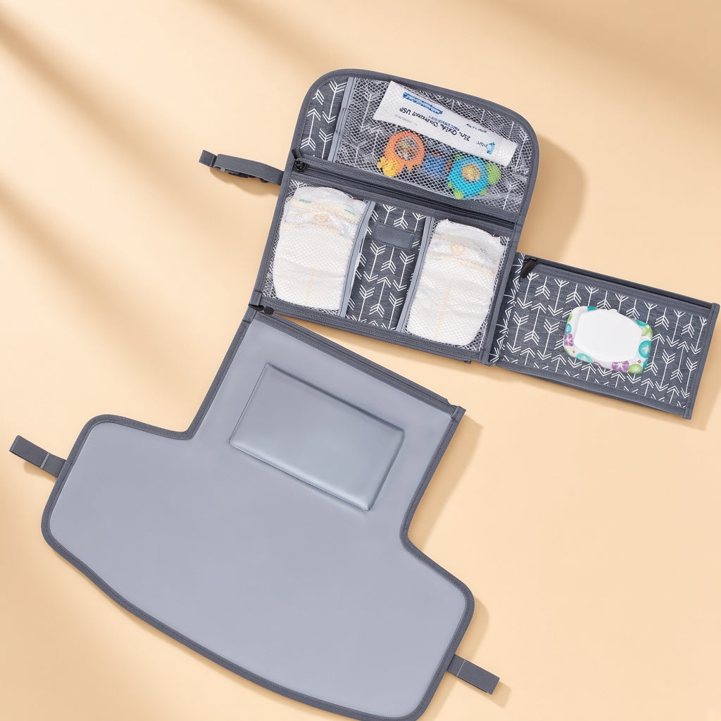 Cream boutique photo — Mama's Lifesaver Cub Changing Pad & Wipes (2)