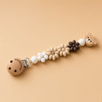 Cream boutique photo — Bloom Bear Paci Clip