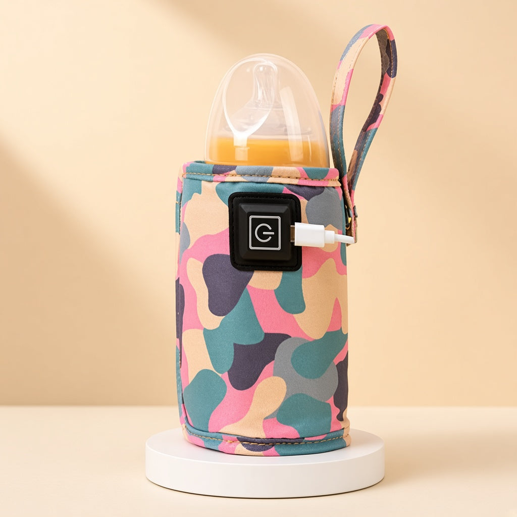 Cream boutique photo — Beary Warm Stroller Bottle Bag (1)