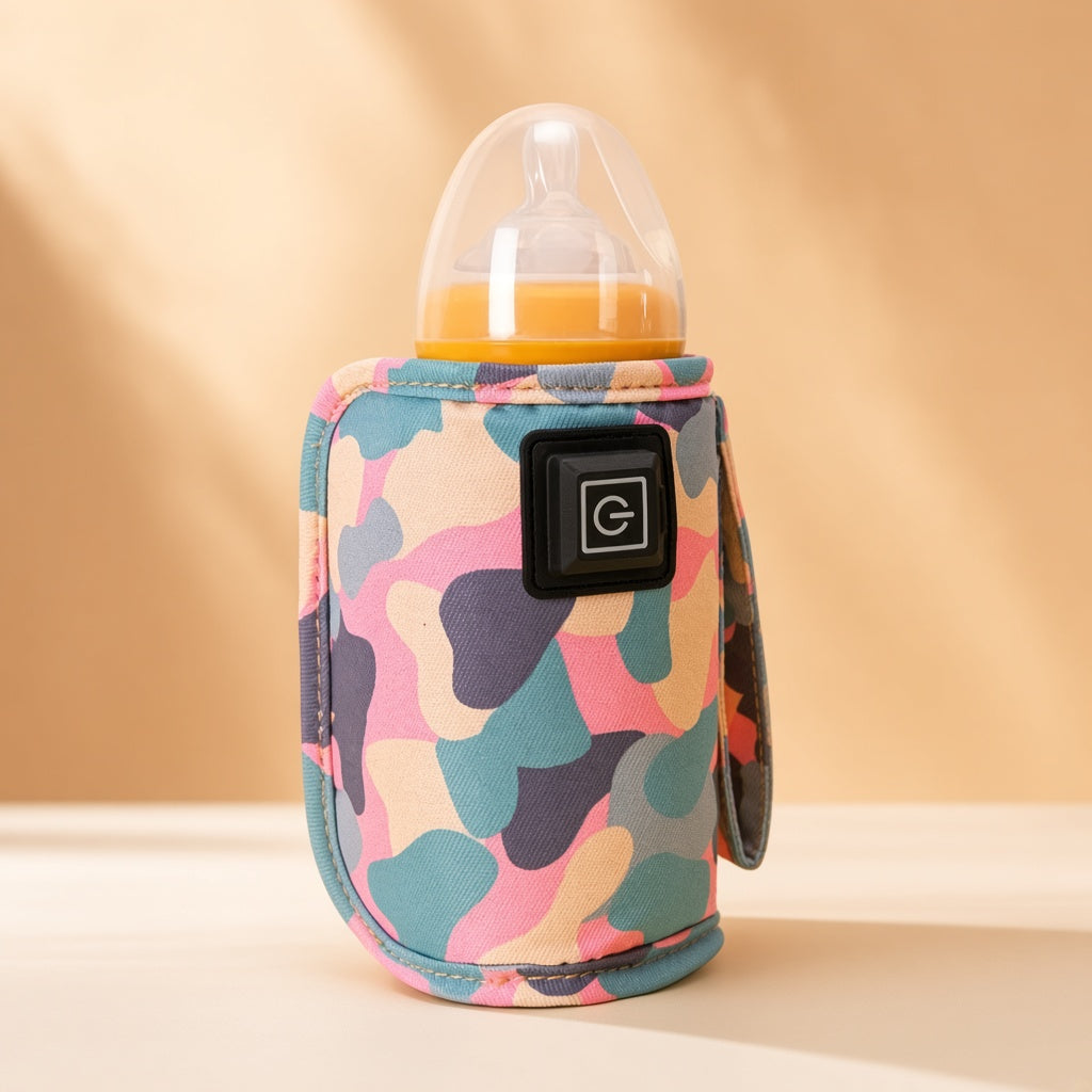 Cream boutique photo — Beary Warm Stroller Bottle Bag (4)