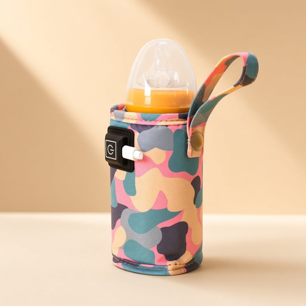 Cream boutique photo — Beary Warm Stroller Bottle Bag (6)