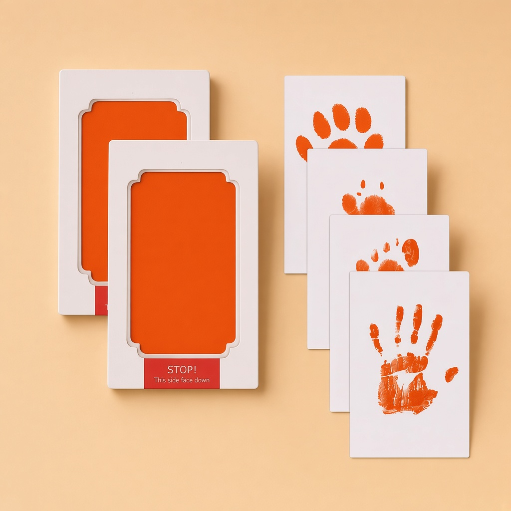Paw Prints Keepsake Kit - Orange