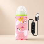 Warm Hugs Bottle Buddy — Pink Swan