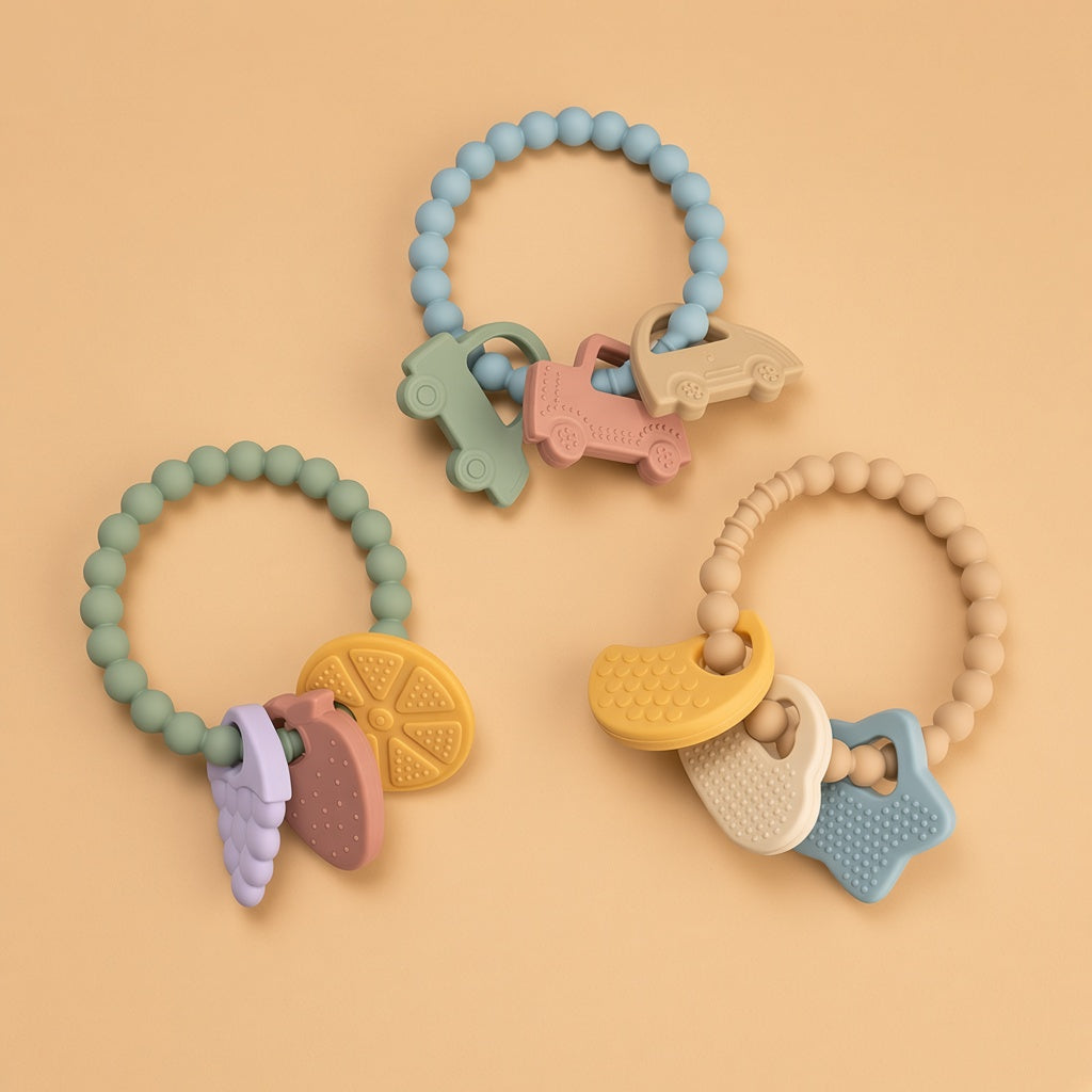 Cream boutique photo — Chew-Chew Cub Teether view 1
