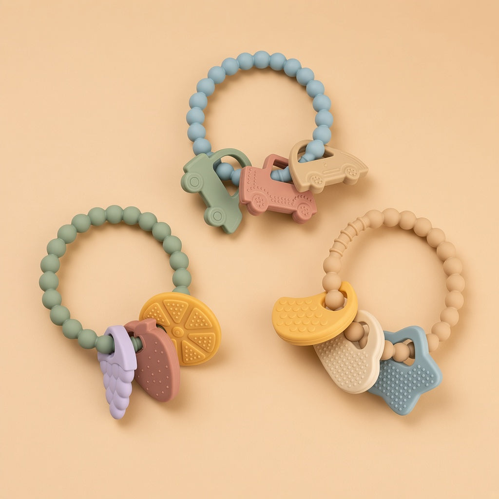 Cream boutique photo — Chew-Chew Cub Teether view 2