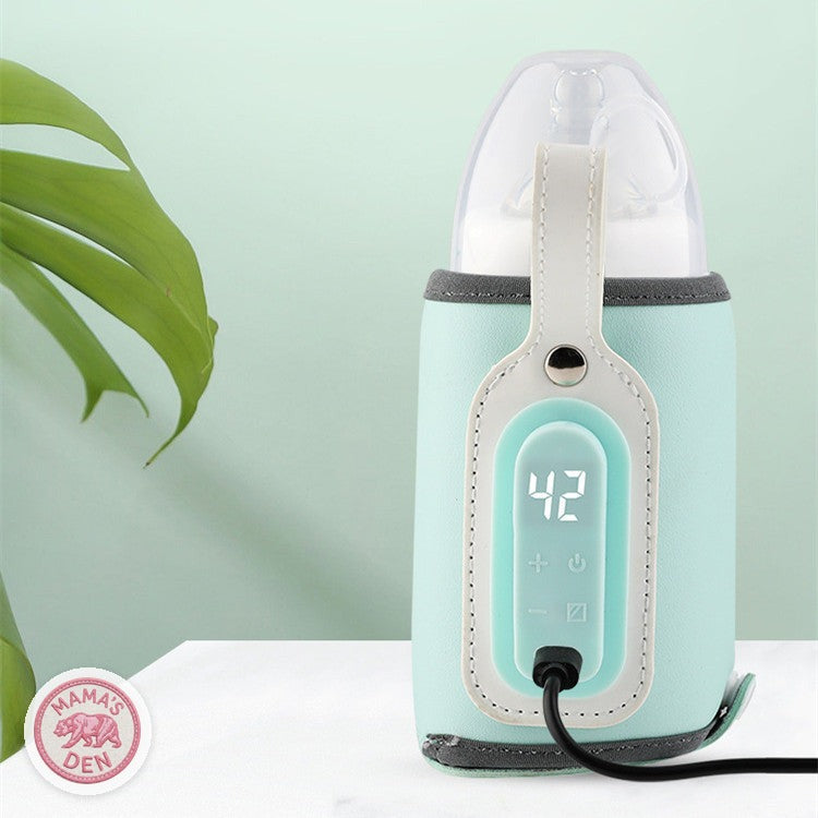 Portable USB baby bottle warmer sleeve