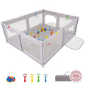 Portable baby play yard with ocean balls
