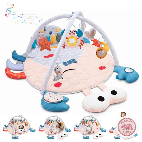 Crab kick piano activity gym