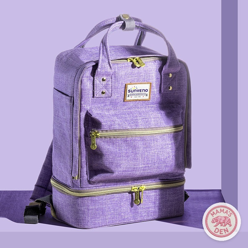 Mama's Den Pump & Go Cooler Backpack