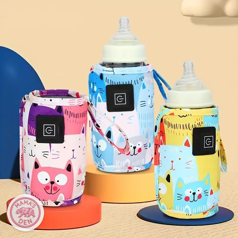Insulated bottle warmer stroller bag, view 2 of 9