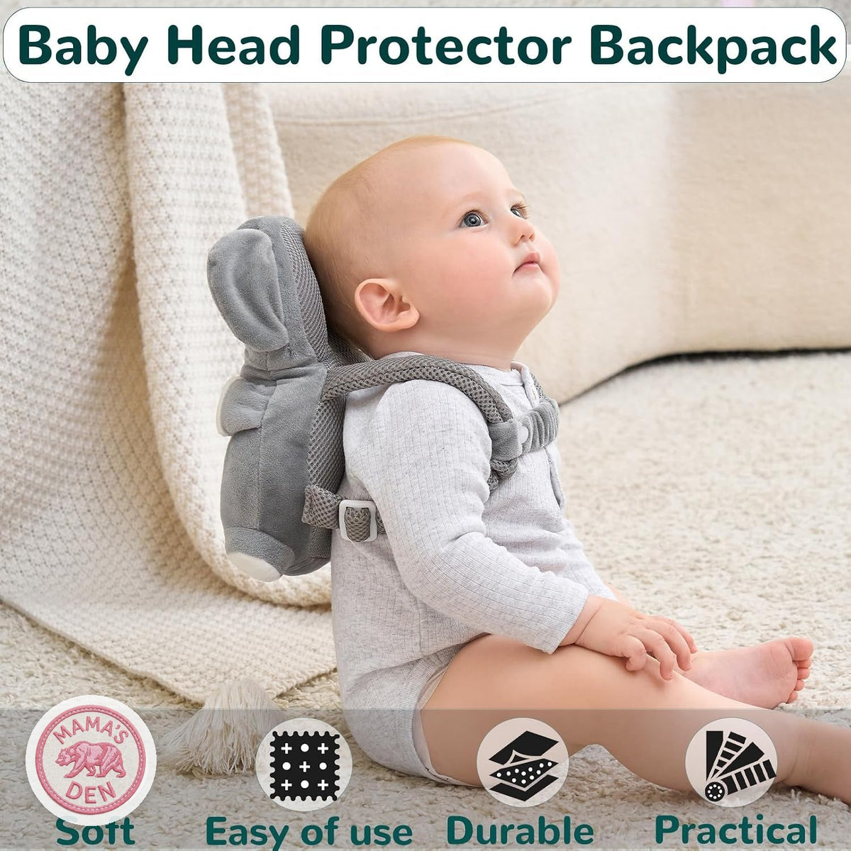 Baby head protector, view 5 of 6